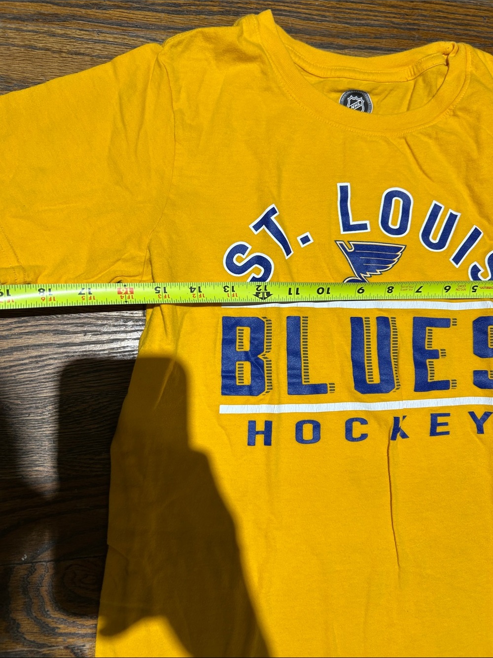 NHL St. Louis Blues Yellow Kids T-Shirt - Picture 3 of 4